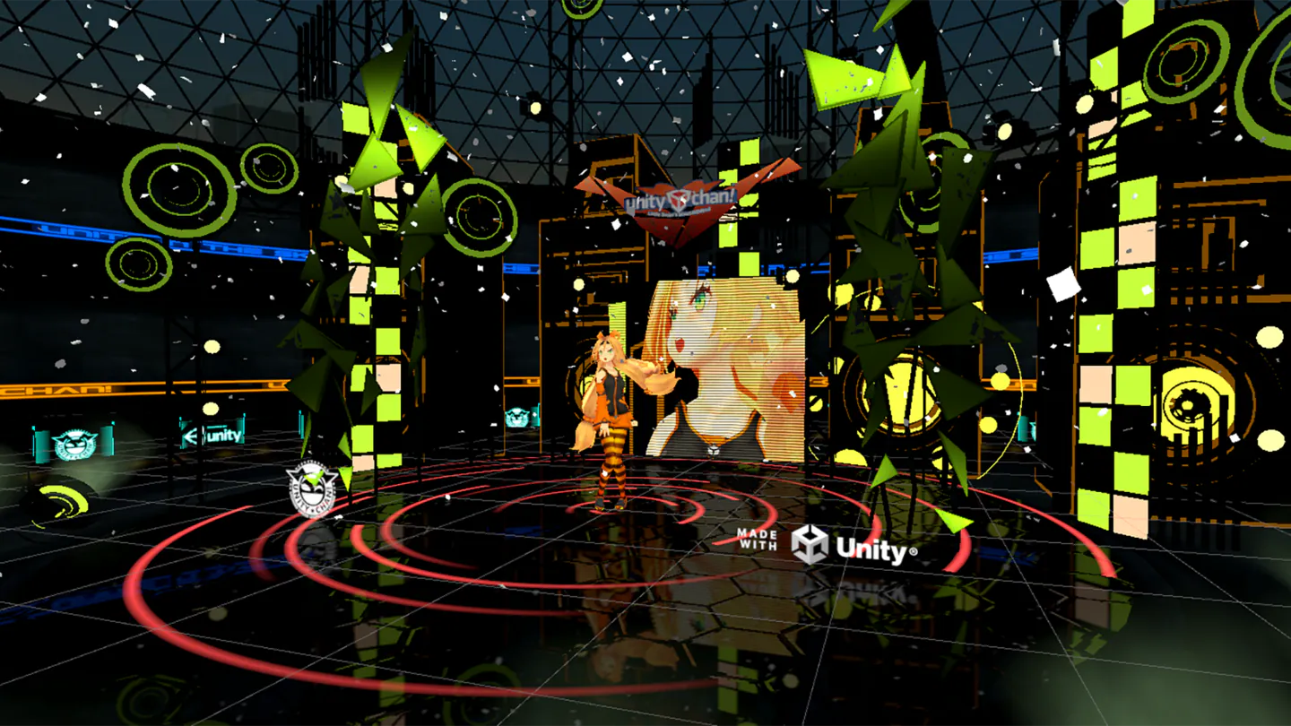 ミュージシャン Unity unity-chan Live Stage! with Spatial Reality Version